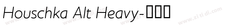Houschka Alt Heavy字体转换 Houschka Alt Heavy字体转换